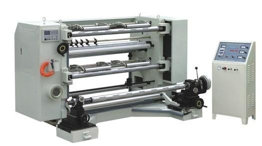 máquina del rewinder de la cortadora de la película plástica/del papel que separa - corte - el balanceo