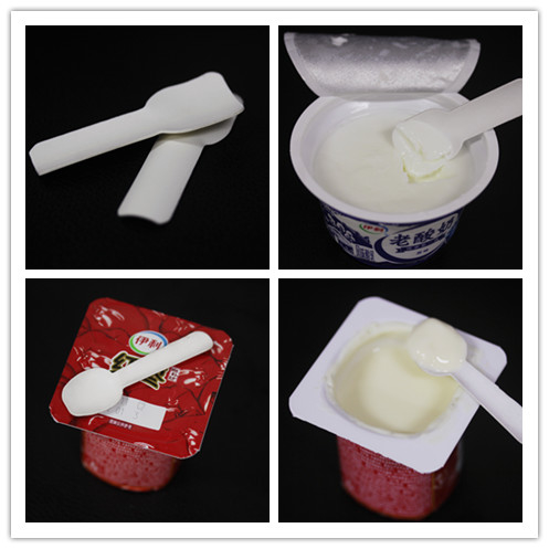 170 pedazos de Min Disposable Cutlery Making Machine de la cuchara de papel del yogur que hace la máquina