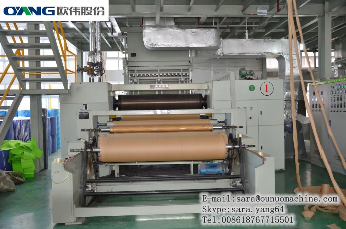AW - cadena de producción de 1600 sola PP Spunbond del haz no tejida haciendo la máquina