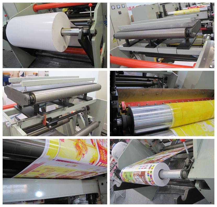 Flexo de alta velocidad/impresora flexográfica para el papel/la película
