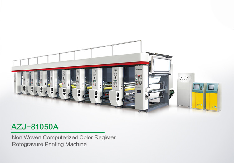 Impresora potente del rotograbado de 8 colores para una vez con la impresión continua 1250 milímetros